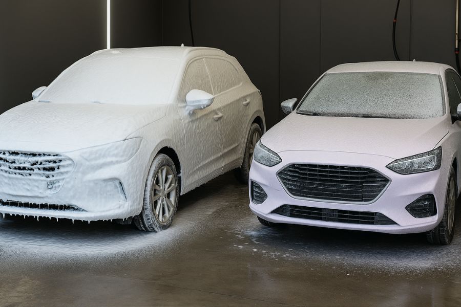 Cum alegi spuma activa auto potrivită pentru spalatoria ta self service